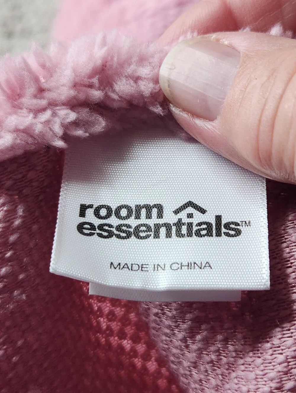 Standard Cozy Bundle Pink/Rust Pillow Case & Eye Mask - Room Essentials